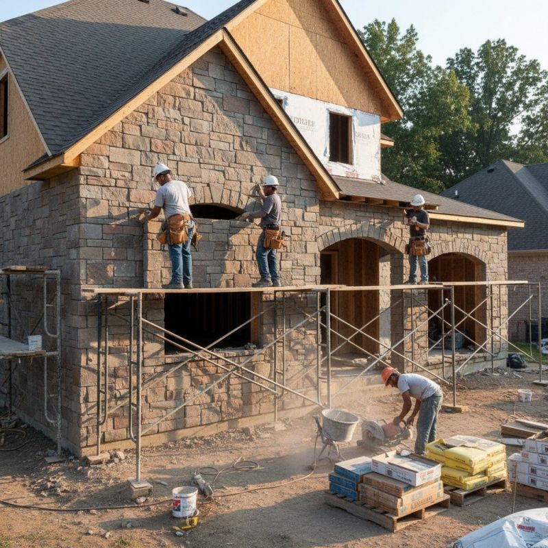 Local Stone Veneer Siding Installation pros at work