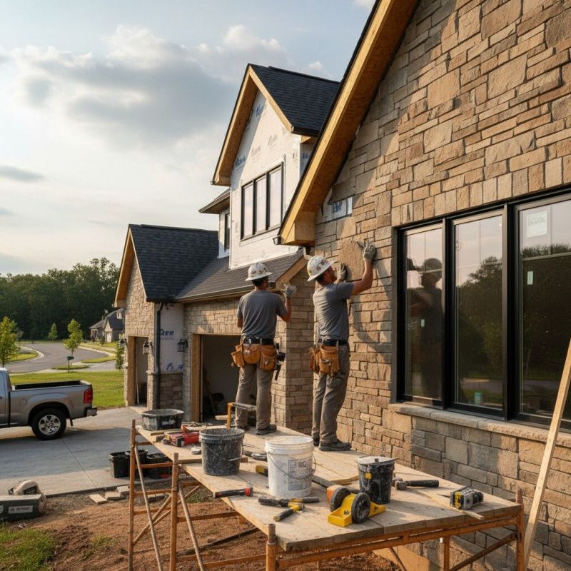 Stone Veneer Siding Installation