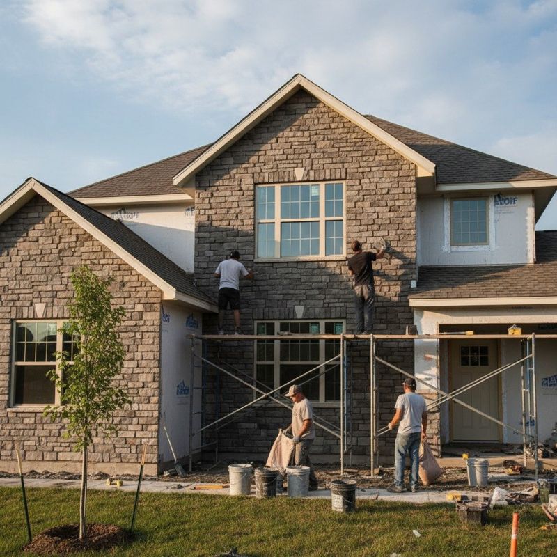 Stone Veneer Siding Installation