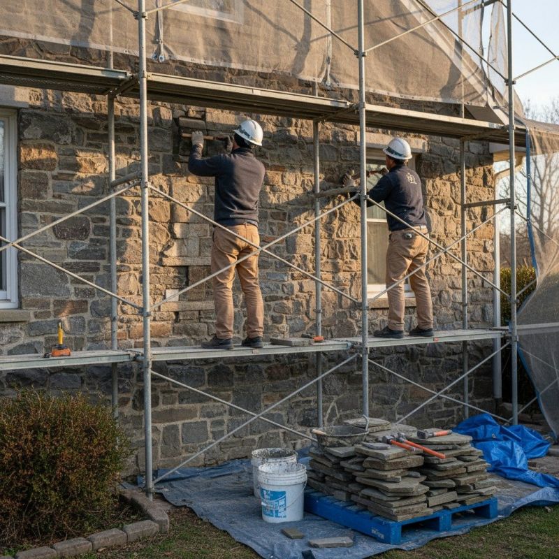 Stone Veneer Siding Installation