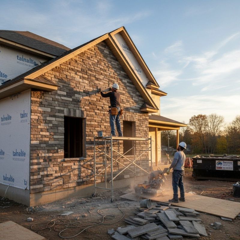 Stone Veneer Siding Installation